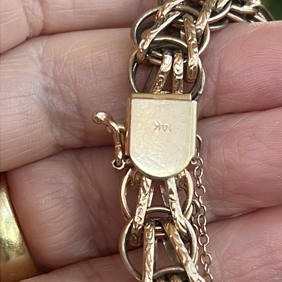 14 karat gold, Vintage, Bracelet - Picture 12 of 13